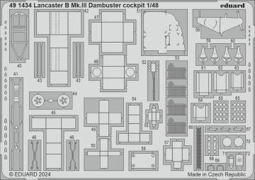 Lancaster B Mk.III Dambuster - Cockpit [HKM] · EDU 491434 ·  Eduard · 1:48