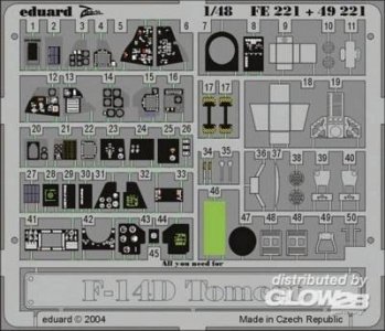 F-14D Tomcat [Hasegawa] · EDU 49221 ·  Eduard · 1:48