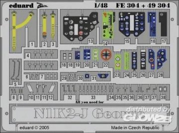 N1K2-J George [Hasegawa] &middot; EDU 49304 &middot;  Eduard &middot; 1:48