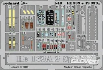 Heinkel He 162 A-2 Spatz [Tamiya] · EDU 49339 ·  Eduard · 1:48