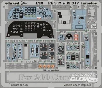 Focke-Wulf Fw 200 Condor interior fr Trumpter Bausatz · EDU 49342 ·  Eduard · 1:48