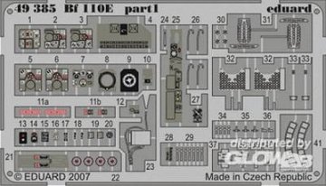 Messerschmitt Bf 110 E · EDU 49385 ·  Eduard · 1:48