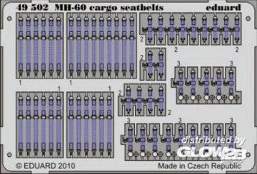 MH-60 cargo - Seatbelts [Italeri] · EDU 49502 ·  Eduard · 1:48