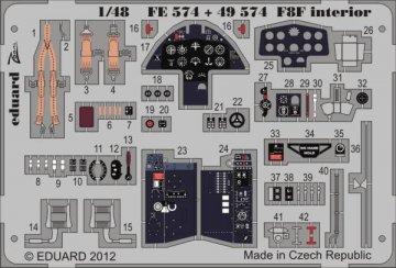 F8F - Interior S.A. [HobbyBoss] · EDU 49574 ·  Eduard · 1:48