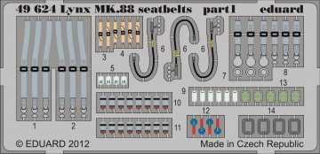 Lynx Mk.88 - Seatbelts [Airfix] &middot; EDU 49624 &middot;  Eduard &middot; 1:48