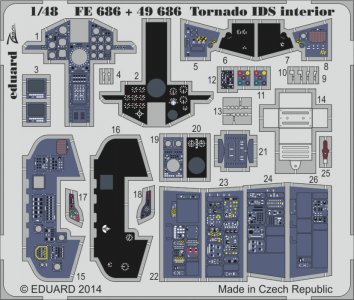 Tornado IDS interior S.A. [Revell] &middot; EDU 49686 &middot;  Eduard &middot; 1:48