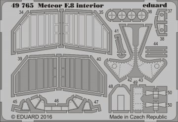 Gloster Meteor F8  - Interior [Airfix] &middot; EDU 49765 &middot;  Eduard &middot; 1:48