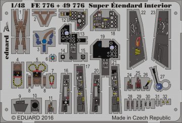 Super Etendard - Interior [Kinetic] · EDU 49776 ·  Eduard · 1:48