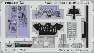 Su-27 Flanker B [HobbyBoss] &middot; EDU 49813 &middot;  Eduard &middot; 1:48