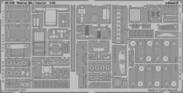 Walrus Mk.I - Interior [Airfix] &middot; EDU 49848 &middot;  Eduard &middot; 1:48