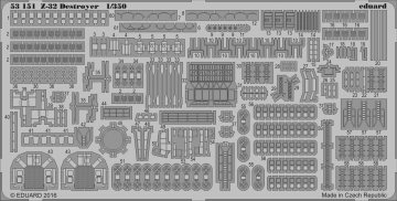 Deutscher Zerstrer Z-32 destroyer [Dragon] · EDU 53151 ·  Eduard · 1:350