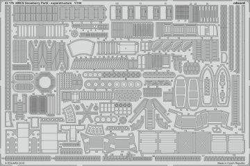 HMCS Snowberry - Flower Class Corvette (early) - Part 2 - Superstructure [Revell] · EDU 53176 ·  Eduard · 1:144