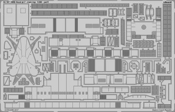 HMS Hood -  Pt.7 Main top [Trumpeter] · EDU 53197 ·  Eduard · 1:200