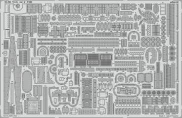 Tirpitz - Part 2 [Trumpeter] · EDU 53280 ·  Eduard · 1:350