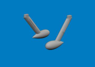 Bf 109G - Balance weights - Print [Airfix] &middot; EDU 624013 &middot;  Eduard &middot; 1:24