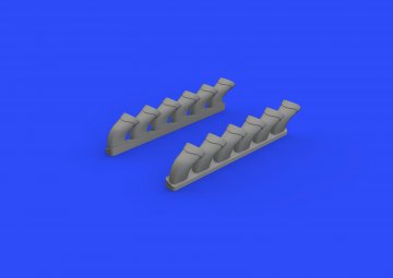 Spirfire Mk.IX - Exhaust stack-fishtail [Revell] · EDU 632108 ·  Eduard · 1:32