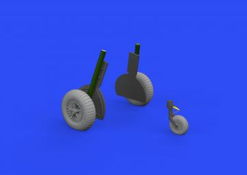 Messerschmitt Bf 108 - Wheels spoked [Eduard] · EDU 632155 ·  Eduard · 1:32