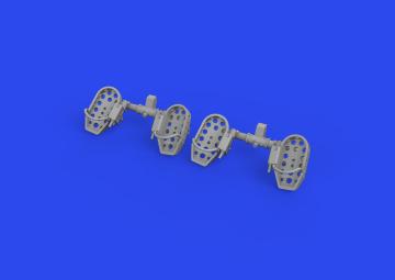 Messerschmitt Bf 109E - Rudder pedals late - Print · EDU 632193 · Eduard · 1:32 Messerschmitt Bf 109E - Rudder pedals late - Print · EDU 632193 · Eduard · 1:32