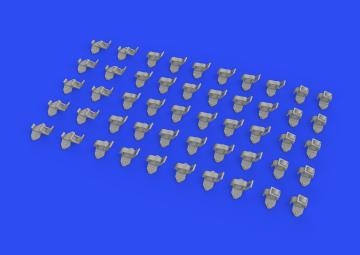 WWII German clamps Type 1 PRINT &middot; EDU 635017 &middot;  Eduard &middot; 1:35