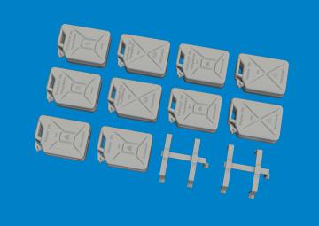 WWII German Jerry Cans - Print &middot; EDU 635040 &middot;  Eduard &middot; 1:35