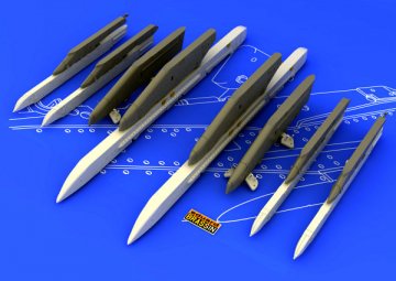 Su-25K wing pylons · EDU 648054 ·  Eduard · 1:48