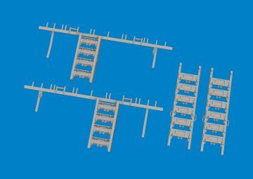 B-26B - Bomb racks - Print [ICM] · EDU 6481012 ·  Eduard · 1:48