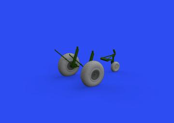 B-17F - Wheels oval tread [Eduard] · EDU 6481026 ·  Eduard · 1:48