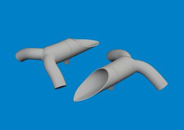 DB-7B Boston III - Exhausts - Print [HKM] · EDU 6481129 ·  Eduard · 1:48