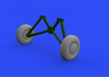 Tiger Moth - Wheels [Airfix] &middot; EDU 648556 &middot;  Eduard &middot; 1:48