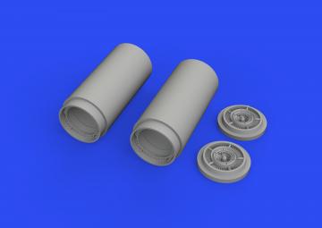 MiG-19 - Exhaust nozzles [Trumpeter] · EDU 648590 ·  Eduard · 1:48