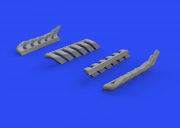 Messerschmitt Bf 110C/D/E - Exhaust stacks [Eduard] · EDU 648607 ·  Eduard · 1:48