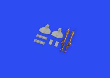 A6M2 - Undercarriage legs BRONZE [Eduard] · EDU 648695 ·  Eduard · 1:48