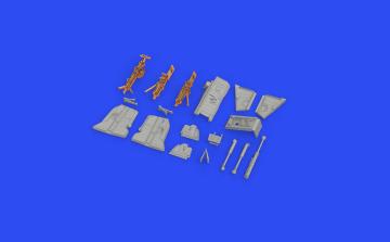 F-4B Phanton - Undercarriage legs BRONZE [Tamiya] · EDU 648700 ·  Eduard · 1:48