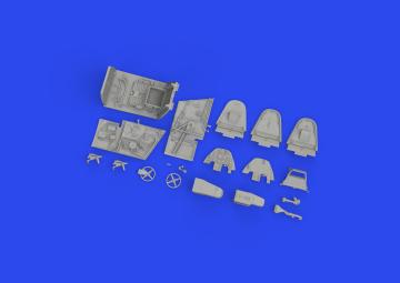 Messerschmitt Bf 109 G-6/AS - Cockpit - Print [Eduard] · EDU 648953 ·  Eduard · 1:48