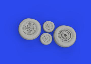 Gannet - Wheels  [Airfix] · EDU 648996 ·  Eduard · 1:48