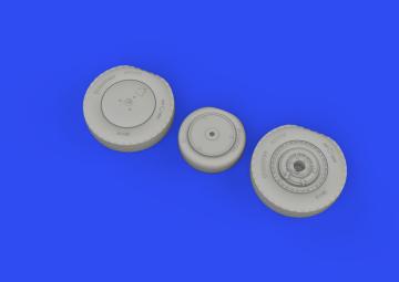 P-39Q - Wheels w/rims - Print [Arma Hobby] · EDU 672304 ·  Eduard · 1:72