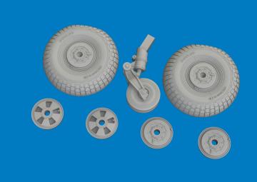 Mosquito - Wheels [Tamiya] &middot; EDU 672403 &middot;  Eduard &middot; 1:72