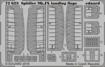 Spitfire Mk.IX - Landing flaps [Eduard] · EDU 72623 ·  Eduard · 1:72