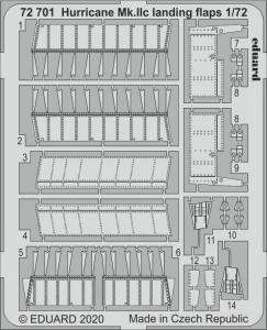 Hurricane Mk.IIc - Landing flaps [Arma Hobby] &middot; EDU 72701 &middot;  Eduard &middot; 1:72