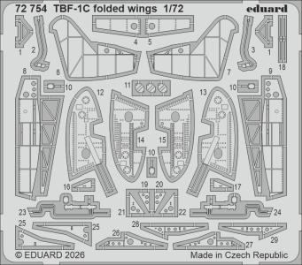 TBF-1C - Folded wings [HobbyBoss] &middot; EDU 72754 &middot;  Eduard &middot; 1:72