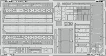 TBF-1C - Bomb bay [HobbyBoss] &middot; EDU 72755 &middot;  Eduard &middot; 1:72