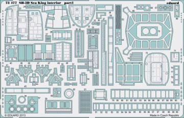 SH-3D Sea King - Interior S.A. [Dragon-Cyberhobby] · EDU 73477 ·  Eduard · 1:72