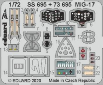 MiG-17 [Airfix] · EDU 73695 ·  Eduard · 1:72