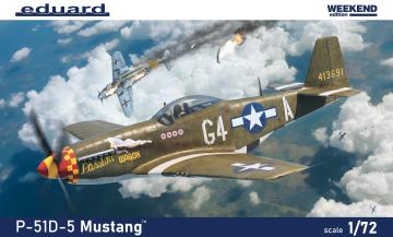 P-51D-5 Mustang · EDU 7476 ·  Eduard · 1:72