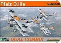 Pfalz D.IIIa  DUAL COMBO PROFIPACK · EDU 8047 ·  Eduard · 1:48