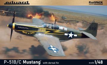P-51B/C Mustang w/ dorsal fin - Profipack · EDU 82108 ·  Eduard · 1:48