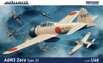 A6M3 Zero Type 32 - Weekend edition · EDU 84191 ·  Eduard · 1:48