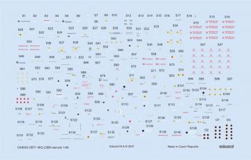MiG-23BN - Stencils [Trumpeter] · EDU D48083 ·  Eduard · 1:48