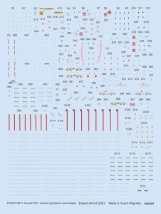 Tornado GR.1 - Stencils (gray/green camouflage) [Revell] · EDU D72032 ·  Eduard · 1:72
