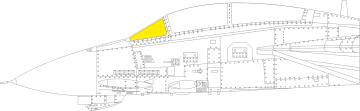 F-14B - Windshield - TFace [Great Wall Hobby] · EDU EX988 ·  Eduard · 1:48